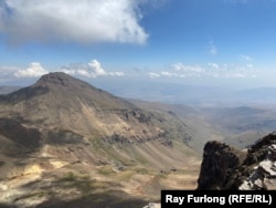 The southern peak of Mt. Aragats