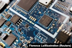 Semiconductor chips (illustrative photo)