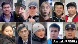 The 11 current and former journalists of the Temirov Live investigative group went on trial in June. (combo photo)