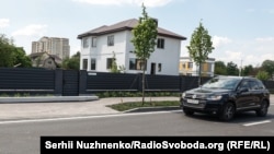 A rebuilt house on Vokzalna Street in May 2023