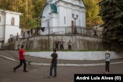 More than 20 children live in the monastery.