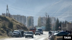 The city of Tyrnyauz in Russia's Kabardino-Balkaria (file photo)