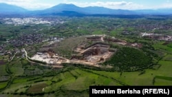 A quarry near the village of Studencan in Suhareka (central-southern Kosovo)