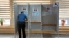 A man casts his ballot in a constitutional referendum in Uzbekistan on April 30. 