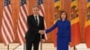 U.S. Secretary of State Antony Blinken and Moldovan President Maia Sandu pose after a joint news conference in Chisinau on May 29.