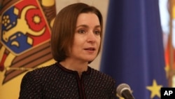 Moldovan President Maia Sandu (file photo)