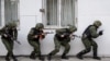 Female prison workers during commando training at a prison in Nizhny Tagil in 2015.