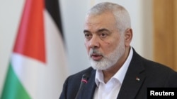 Ismail Haniyeh had been part of Hamas for decades and became its political chief in 2017. (file photo)