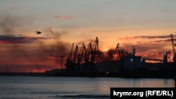 Ukraine Says It Destroyed Russian Naval Ship In Occupied Crimea