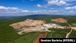 A quarry near Drenas.