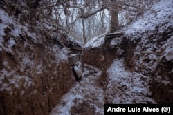 Ukrainian soldiers in the area of Robotyne spend days and nights in trenches and dugouts most of which were recaptured from Russian forces.