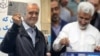 Masud Pezeshkian (left) and Saeed Jalili look set to compete in a presidential election runoff on July 5. (composite file photo)