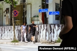 A street named after U.S. General Wesley Clark in Ferizaj