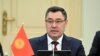 Kyrgyz President Sadyr Japarov (file photo)