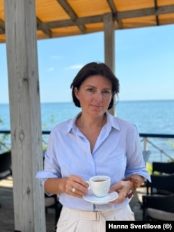 "This business is the work of our life," said Hanna Svertilova of her Gogol By The Sea restaurant in Odesa.