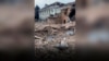 Missile Strike Leaves Destruction In Ukrainian Town