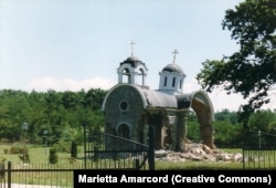 The Church of the Holy Trinity in Petric was attacked shortly after Italian KFOR troops arrived in the region in 1999.