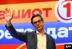 The incumbent, Stevo Pendarovski, won a presidential runoff against Siljanovska-Davkova in 2019.