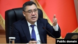 Kyrgyz President Sadyr Japarov (file photo)