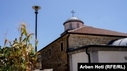 The restored Church of St. Nicholas in Pristina, photographed in August 2024