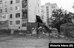 A street in Lysychansk