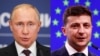 Russian President Vladimir Putin (left) and Ukrainian President Volodymyr Zelenskiy. (composite file photo)