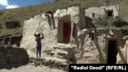 A house in Tajikistan's remote Yaghnob Valley 