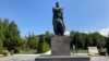  A monument to Gotse Delchev in a park in North Macedonia's capital, Skopje. (file photo)