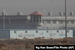 A facility believed to be a detention center in China’s western Xinjiang Province.