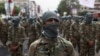 IRAN -- Members of a special IRGC force attend a rally marking the annual Quds Day on the last Friday of the holy month of Ramadan in Tehran on April 29, 2022.