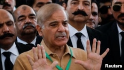 The Pakistani parliament elected opposition politician Shahbaz Sharif as the country's new prime minister on April 11.