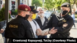 More than 120 peaceful protesters, opposition bloggers, journalists, and other critics of the government were arrested in 17 Belarusian cities between May 6 and 13, according to HRW. 