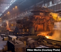 A heavy plate rolling mill in Azovstal