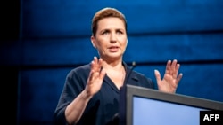 Danish Prime Minister Mette Frederiksen warned that Russia is trying to destabilize the world (file photo).