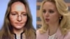 Katerina Tikhonova (left) and Maria Vorontsova are widely believed to be the daughters of Russian President Vladimir Putin. "I never discuss my family with anyone," Putin has said. (combo photo)