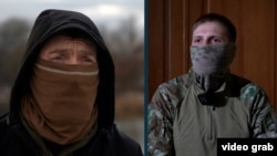 Ukrainian soldiers involved in the capture of two North Korean soldiers in Russia's Kursk region (Screen grab)