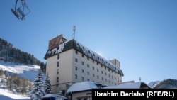 Molika, a communist-era hotel in Brezovica.