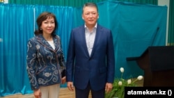 Kazakh businessman Timur Kulibaev with his wife, Dinara Kulibaeva, who is the daughter of former President Nursultan Nazarbaev.