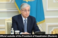 Kazakh President Qasym-Zhomart Toqaev (file photo)