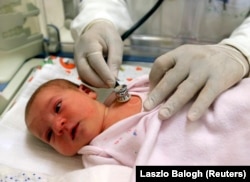 In 2023, live births in Hungary hit a historic low. (file photo)