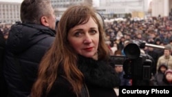 Journalist Larysa Shchyrakova was arrested in early December last year. Belarusian human rights watchdogs have recognized her as a political prisoner. (file photo)