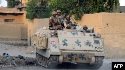 Pakistani militants reportedly ambushed a military vehicle in North Waziristan on April 14. (file photo)