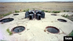 In 1953, the first Soviet thermonuclear bomb was successfully tested here at the Semipalatinsk test site.