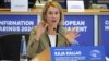 Kaja Kallas, who has been nominated for the post of European Union High Representative and Vice-President for Foreign Affairs and Security Policy, speaks during her appointment hearing at the European Parliament in Brussels on November 12. 