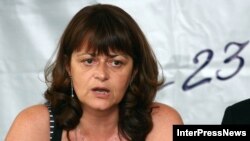 Maia Miminoshvili has been fired as head of Georgia's examination center, apparently because of "fundamental differences" with the Education Ministry. (file photo)