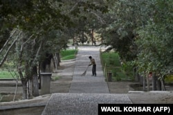 The restored Bagh-e Babur, also known as Babur’s Gardens, in Kabul.