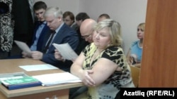 Olga Ziyatdinova appears in the Vakhitov district court on November 3. She says she will appeal the ruling.