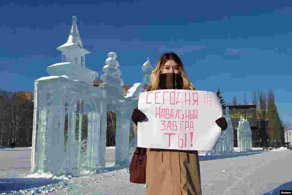 Izhevsk: &quot;Today Navalny, tomorrow -- you!&quot;&nbsp;