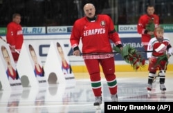 Lukashenka has long been a keen ice hockey player.