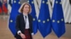 Foreign policy chief Kaia Kallas at EU headquarters on January 27: "Europe delivers."